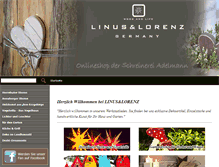 Tablet Screenshot of linus-lorenz.com